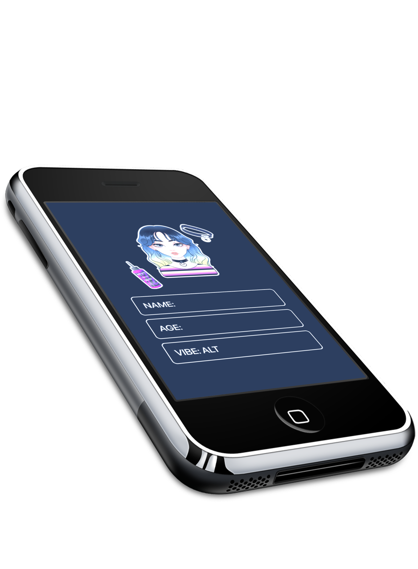 Экран приложения blurrr